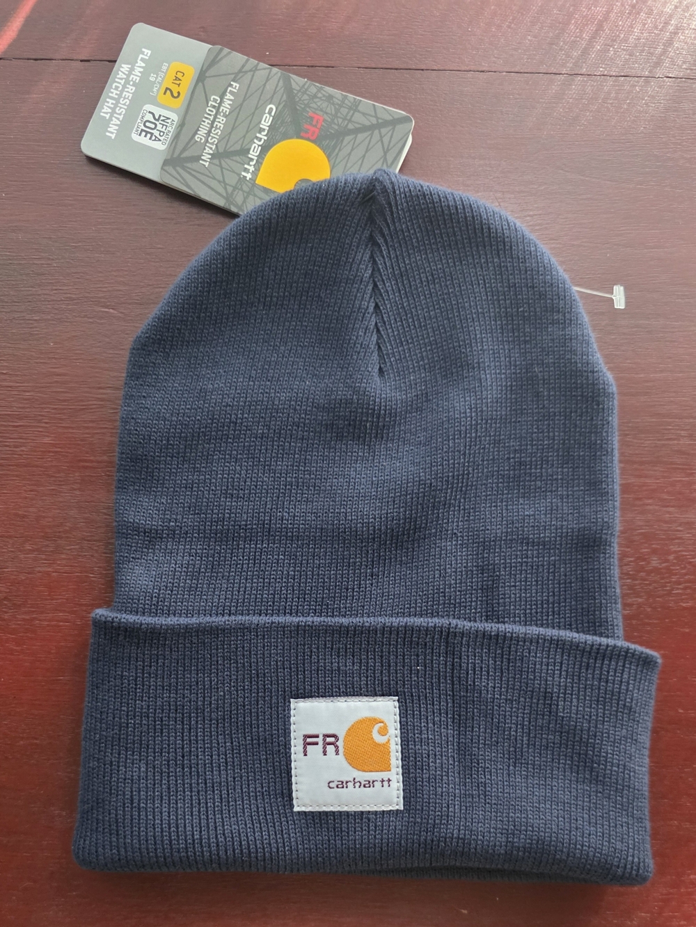 NWT Carhartt FR Flame Resistant Knit Watch Hat Beanie Navy 102869